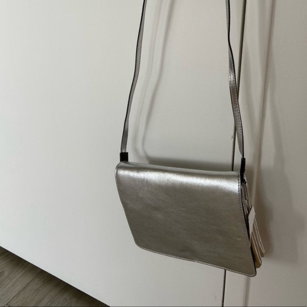 NWT H&M Silver Cross Body Purse